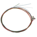Acoustic Guitars Multicolored Stainless Steel E B G D A E Strings 6pcs/Set
