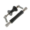 Convenient Anti-Rust Carbon Steel Glider Rolling Slide Capo for Guitar Black