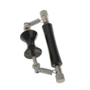 Convenient Anti-Rust Carbon Steel Glider Rolling Slide Capo for Guitar Black