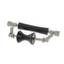 Convenient Anti-Rust Carbon Steel Glider Rolling Slide Capo for Guitar Black