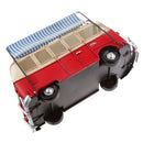 Kids Metal Single-storey Bus Model Handmade Vehicles Craft Xmas Gifts