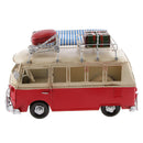 Kids Metal Single-storey Bus Model Handmade Vehicles Craft Xmas Gifts