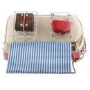 Kids Metal Single-storey Bus Model Handmade Vehicles Craft Xmas Gifts