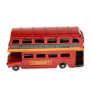 Kids Metal Double-deck London Bus Model Die-cast Vehicles Handmade Craft