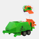 1/30 Farm Tractor Trailer Vehicle Metal Diecast Cars Toy Boys Playset Gift-E