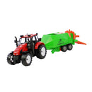 1/30 Farm Tractor Trailer Vehicle Metal Diecast Cars Toy Boys Playset Gift-E