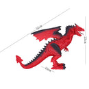 Batteries Operated Walking Fiery Dinosaur Model Toy-Wings Flaping & Roaring
