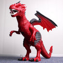 Batteries Operated Walking Fiery Dinosaur Model Toy-Wings Flaping & Roaring