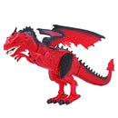 Batteries Operated Walking Fiery Dinosaur Model Toy-Wings Flaping & Roaring