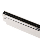 Baby Child Beginners Girls Silver Toy 24 Tremolo Hole Harmonica C Polyphony