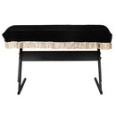 FOLDABLE DUSTPROOF BLACK COVER PROTECTOR FOR 61-KEY ELECTRONIC PIANO ORGAN