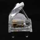 Acrylic Piano Music Box Wind Up Music Box Desk Decoration Castle in the Sky