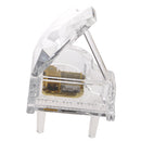 Acrylic Piano Music Box Wind Up Music Box Desk Decoration Castle in the Sky