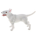 Realistic Bull Terrier Pet Dog Animal Figurine Model Action Figure Kids Toy