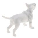 Realistic Bull Terrier Pet Dog Animal Figurine Model Action Figure Kids Toy