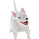 Realistic Bull Terrier Pet Dog Animal Figurine Model Action Figure Kids Toy