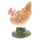 Realistic Hen Chicken Farm Yard Animal Figurine Model Action Figure Kids Toy