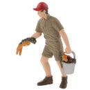 Realistic Male Rancher People Figurine Model Action Figure Kids Toy Gift