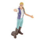 Realistic Female Farmer People Figurine Model Action Figure Kids Toy Gift