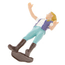 Realistic Female Farmer People Figurine Model Action Figure Kids Toy Gift