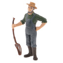 Realistic Male Farmer Figure Model Kids Educational Toy Story Telling & Teaching Props