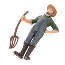 Realistic Male Farmer Figure Model Kids Educational Toy Story Telling & Teaching Props
