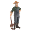 Realistic Male Farmer Figure Model Kids Educational Toy Story Telling & Teaching Props