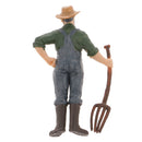 Realistic Male Farmer Figure Model Kids Educational Toy Story Telling & Teaching Props