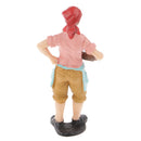 Realistic Female Farmer People Figurine Model Action Figure Kids Toy Gift