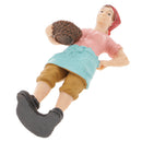 Realistic Female Farmer People Figurine Model Action Figure Kids Toy Gift