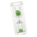 10 Minutes Crystal Sandglass Hourglass for Cooking Timer Game Supplies Green