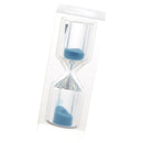 15 Minutes Acrylic Sandglass Hourglass for Kitchen Sand Clock Timer Blue