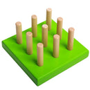 Intelligence Geometry Assembly Wooden Building Blocks Kids Intelligence Exercising Toy Puzzle Gifts