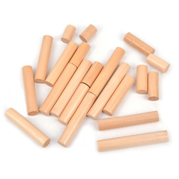 1 Set 21 Stick of Inspiration Classic IQ Wooden Stickers Box Puzzle Children Baby Eucational Toys