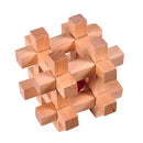 Wood Educational Toy Kongming Luban Lock Brain Teaser Ball Out Magic Puzzle Intellectual Puzzle