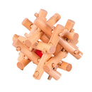 Wooden Toys Adults Kids Twelve Sister Cage Kong Ming Lock Unlock Puzzle Game Intellectual Puzzle
