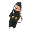 Multicolored Sleeping Eyea Nationally Dolls Keychain Key Ring Kids Collectible