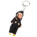 Multicolored Sleeping Eyea Nationally Dolls Keychain Key Ring Kids Collectible