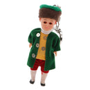 Multicolored Sleeping Eyea Nationally Dolls Keychain Key Ring Kids Collectible