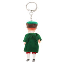 Multicolored Sleeping Eyea Nationally Dolls Keychain Key Ring Kids Collectible