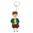 Multicolored Sleeping Eyea Nationally Dolls Keychain Key Ring Kids Collectible