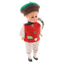 Multicolored Sleeping Eyea Nationally Dolls Keychain Key Ring Kids Collectible
