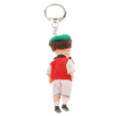 Multicolored Sleeping Eyea Nationally Dolls Keychain Key Ring Kids Collectible