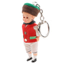 Multicolored Sleeping Eyea Nationally Dolls Keychain Key Ring Kids Collectible