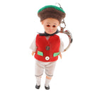 Multicolored Sleeping Eyea Nationally Dolls Keychain Key Ring Kids Collectible