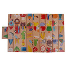 Wooden Toy Meets Dragon Domino Animal Blocks Puzzle Solitaire Game 28Pcs/Set