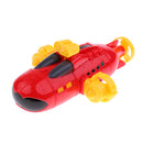 Plastic Red Pull Back Assembled Airplane Model Children Educational Toys