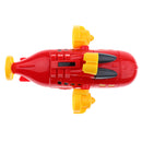 Plastic Red Pull Back Assembled Airplane Model Children Educational Toys