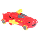 Plastic Red Pull Back Assembled Car Model Toy Children Educational Toy Gift