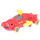 Plastic Red Pull Back Assembled Car Model Toy Children Educational Toy Gift